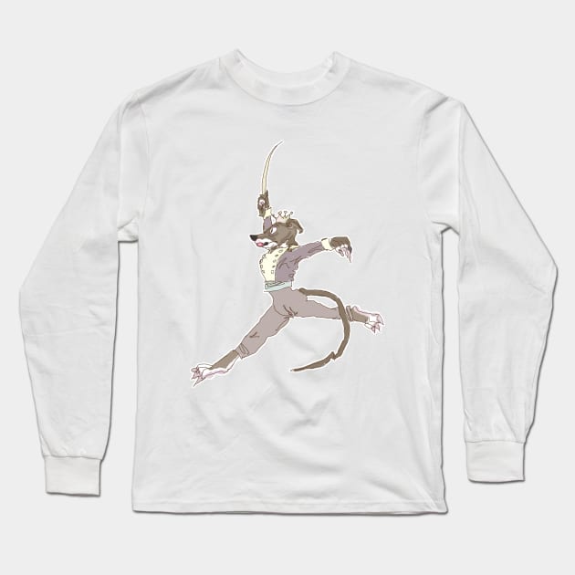 nasty boy king cermet the rat king Long Sleeve T-Shirt by mareescatharsis